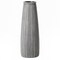 Uniquewise Decorative Modern Round Table Centerpiece Flower Vase with Gray Striped Design, 9 Inch QI004175.S - alternate 3
